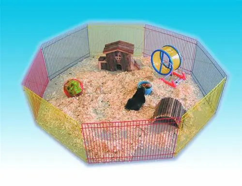 Hamster løbegård 8 gitre 34x23 cm
